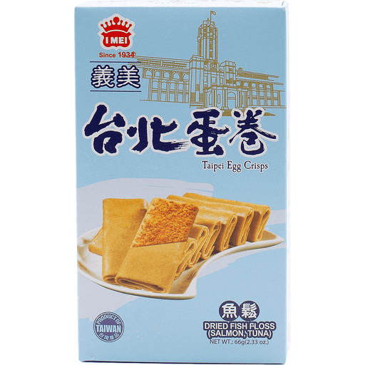 [促銷] IM Taipei Egg Crisps - Fish Floss 66g 义美 台北蛋卷 - 鱼松