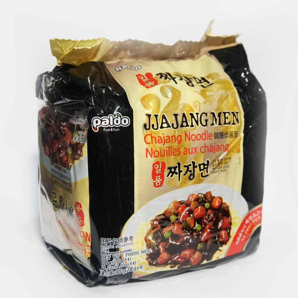 Paldo JJaJangmen Noodles (4 packs) 800g 八道 炸酱面 4連包