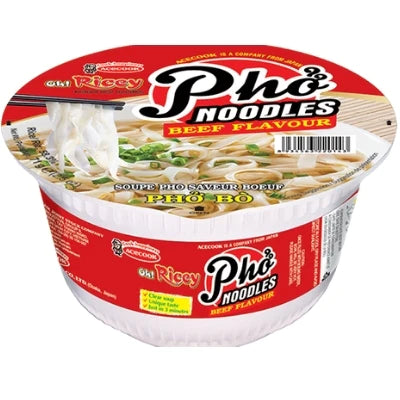 Oh! Ricey Pho Noodle Beef Flavour (Bowl) 71g  Oh! Ricey 碗装越南河粉 牛肉味