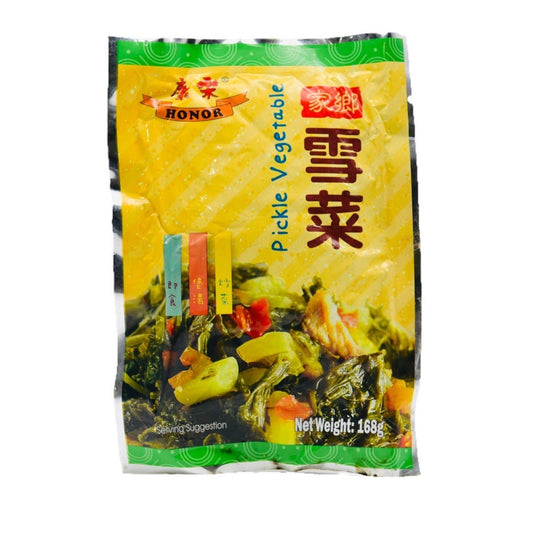 HR Pickle Vegetable 168g 康乐 家乡雪菜