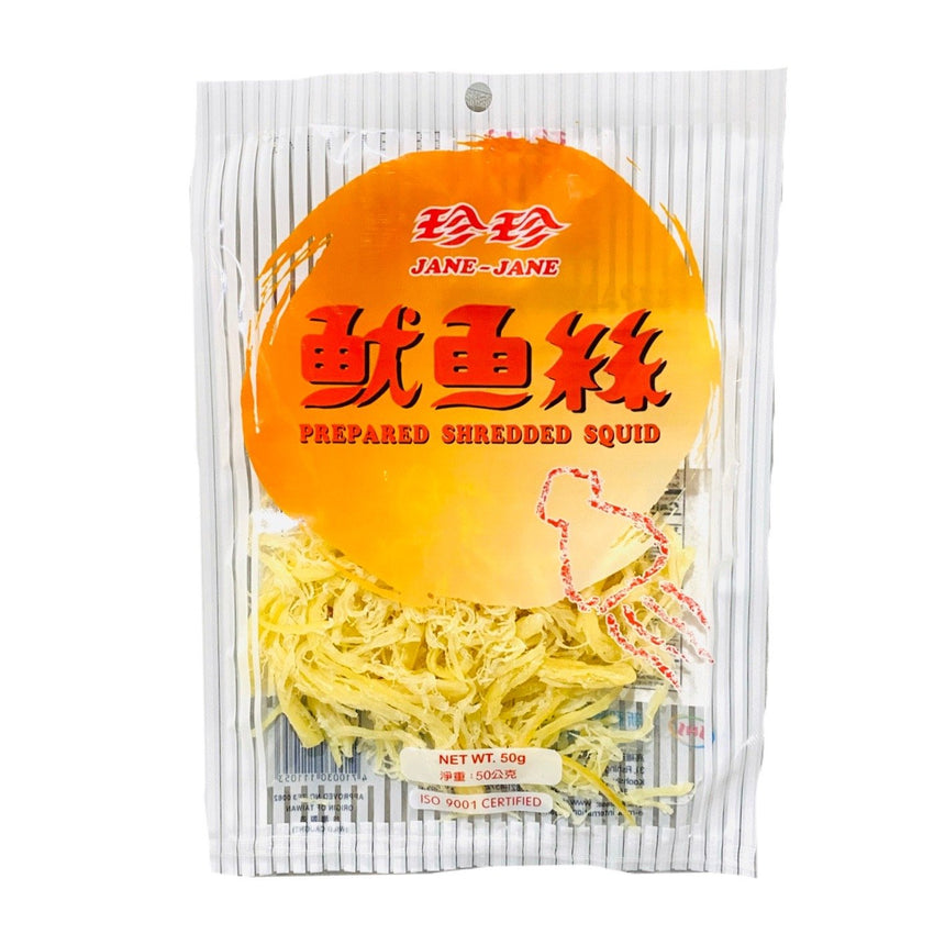 JJ Prepared Shredded Squid 50g 珍珍 鱿鱼丝