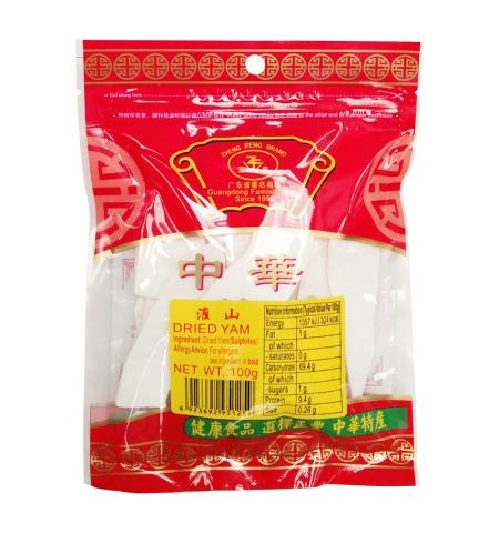 ZF Dried Yam 100g 正丰 淮山