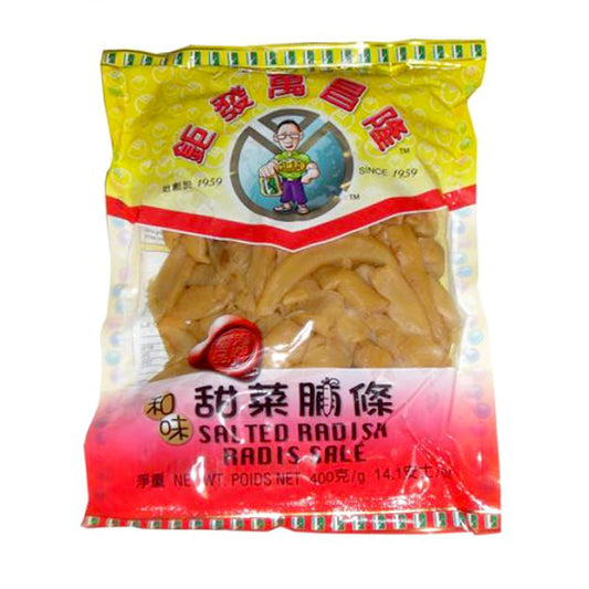 Kui Fat Salted Radish Strips 400g 钜发 甜菜脯条