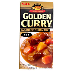 S&B Golden Curry Roux (Hot) 92g S&B 金咖喱 ( 辣 )