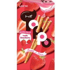 Lotte Toppo Strawberry 40g 乐天 夾心棒 草莓