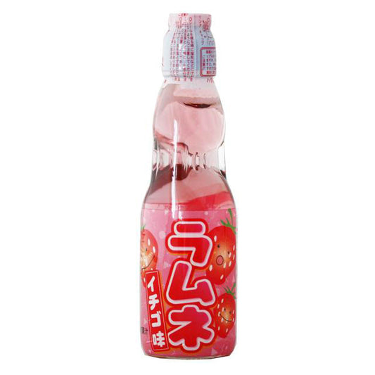 [限時優惠] HATA Ramune Drink - Strawberry 200ml 日本波子汽水 草莓味