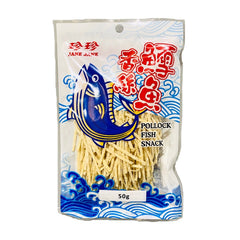 JJ Pollock Fish Snack 50g 珍珍 鳕鱼香丝