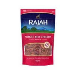 Rajah Whole Red Chillies 40g Rajah 辣椒干