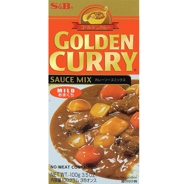 S&B Golden Curry Roux ( Mild ) 92g S&B 金咖喱 ( 微辣 )